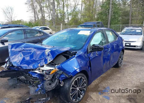 2015 Toyota Corolla S Plus from USA, damaged, VIN 2T1BURHE2FC361634